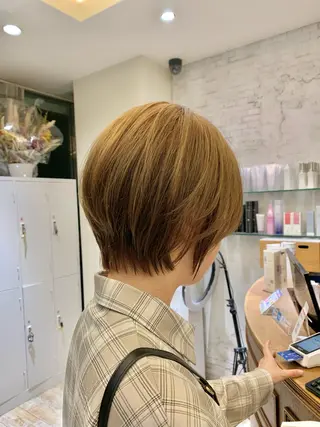 ショート ひばりヶ丘美容室 ✂︎藤原珠輝✂︎のヘアスタイル