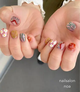 ネイル nailsalon noa所属・nailist sakiのネイルデザイン