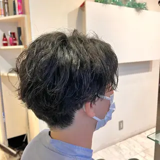 パーマ メンズ アグヘアーシータ所属・🤩メンズカット/ パーマ山本🤩のヘアスタイル