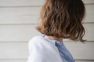 ミディアム diar江ノ島所属・mai🤍透明感/ 縮毛矯正/藤沢江ノ島のヘアスタイル