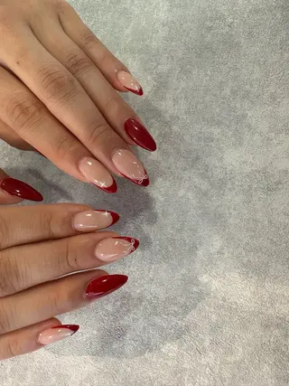 ミディアム NAIL SALON FLOR所属・キラキラネイル/ 韓国ネイルMAKIのネイルデザイン