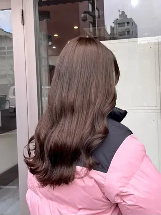 ロング カラー SHUN/ブリーチ ·透明感カラーのヘアスタイル