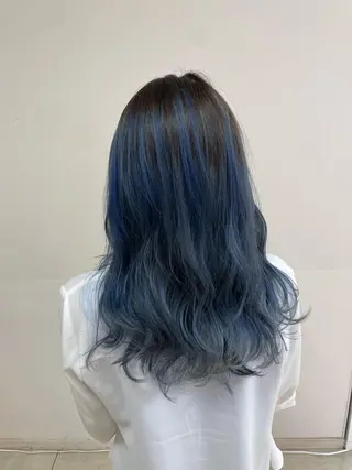 セミロング カラー ヘアアレンジ 【Sweep】おじま のぞみのヘアスタイル