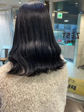 ミディアム ニュアンスネイル/ ボブ/まちゃこのヘアスタイル