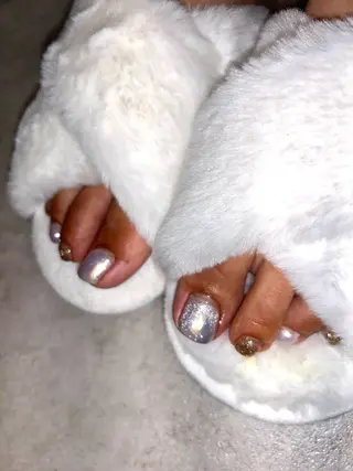 ショート ネイルサロン ダブルのネイルデザイン