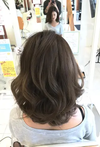 ミディアム カラー D.log 大和西大寺店所属・川崎 雅大のヘアスタイル