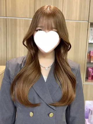 ロング 野田頭 心🌿/ボブ レイヤー/艶カラーのヘアスタイル