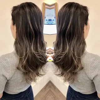 セミロング カラー Hair make VERDA所属・宮下 耕平のヘアスタイル