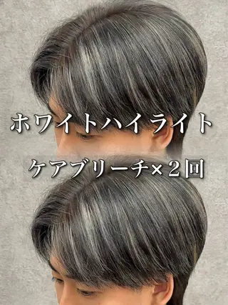 カラー パーマ メンズ 札幌メンズヘア指名 No.1光👑👑のヘアスタイル
