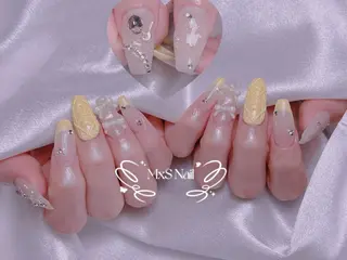 ネイル MxS Nail 【長さだし/フィルイン/マグネット/ワンホンネイル/韓国ネイル/パラジェル】所属・M×S Nail みなのネイルデザイン