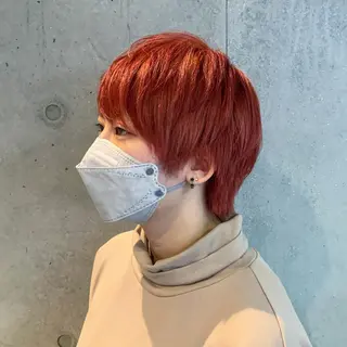 ショート カラー アニメ髪・ウルフ🦇 樋口莉夏のヘアスタイル