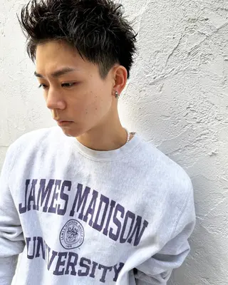 ショート メンズ LOuNICA/銀座 RYUNOSUKEのヘアスタイル