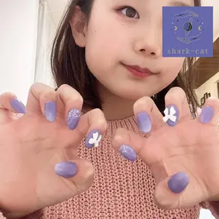 ネイル サメ猫 マーヤのネイルデザイン