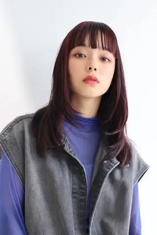 ロング 松田 玲亜琉のヘアスタイル
