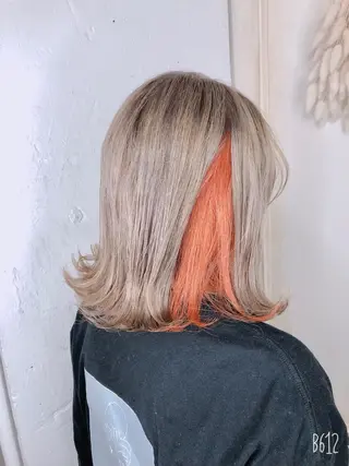 ミディアム デザインカラー🎨 下北沢 / 磯部のヘアスタイル