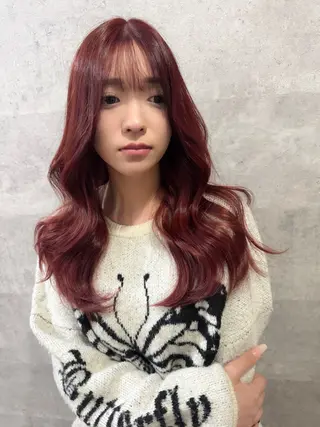 セミロング カラー Grow by NYNY 打越裕樹のヘアスタイル