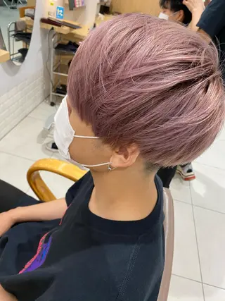 メンズ 🍀透明感抜群🍀/ ハイトーンカラーのヘアスタイル