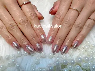 ネイル kao nail マグネット/長さだしのネイルデザイン