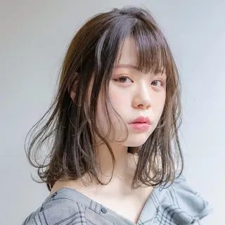 ミディアム 縮毛矯正/レイヤー 💎やまもとちひろのヘアスタイル