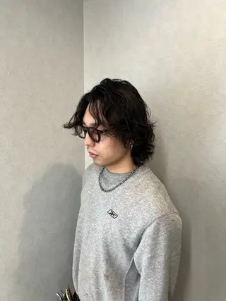 パーマ メンズ 池本 勇大のヘアスタイル