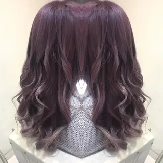 セミロング カラー 髪質改善特化サロン ICONIQ天神店のヘアスタイル