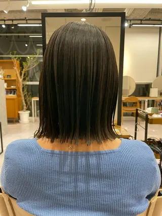 ミディアム 期間限定 カット　りょうのヘアスタイル