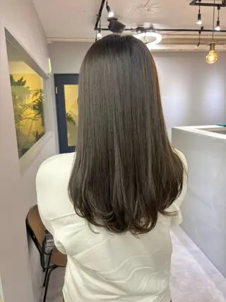 ロング カラー きよはらちさき🍑 柔らかカラー🌱🫧のヘアスタイル