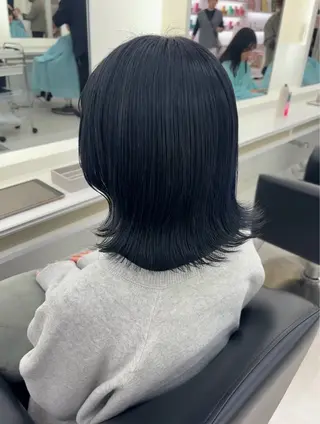 ミディアム Parve  Mix 🫧梶川虹のヘアスタイル