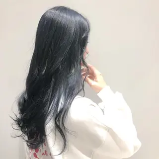 ロング カラー ヘアアレンジ 吉野 優子のマツエク・マツパデザイン