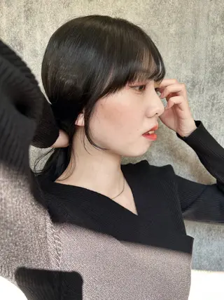 ロング カラー 地毛風艶カラー🌿 喜多夏海のヘアスタイル