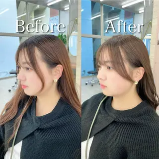 セミロング 韓国ヘア🇰🇷 レイヤー/芝春樹のヘアスタイル