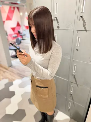 ミディアム 【天満1艶髪】潤艶/ 髪質改善🌹釣本竜哉のヘアスタイル