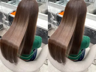 ロング カラー レイヤー/艶カラー /韓国ヘア/高松のヘアスタイル