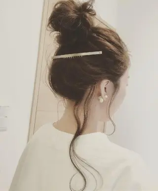 ロング ヘアアレンジ LaFTER HAiR所属・本間 裕史　のヘアスタイル