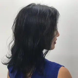 ロング カラー 波巻き/メンズ/ ショート/☆いとみなのヘアスタイル