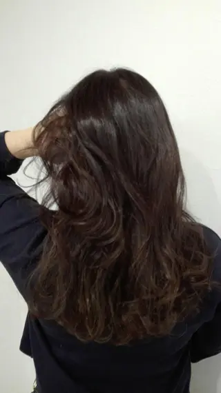 セミロング カラー パーマ ヘアアレンジ メンズ キッズ ネイル マツエク・マツパ Beauty&Relaxation MEGUMI所属・MEGUMI megumiのヘアスタイル