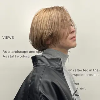 ショート カラー ダブルカラー/ ケアブリーチ/クニトのヘアスタイル