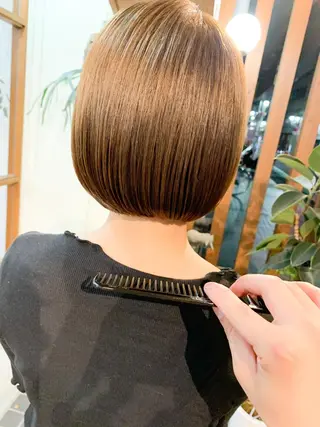 ミディアム カラー つくばUtooe's 副店長　寺沢颯のヘアスタイル