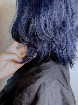 ミディアム カラー box mico. mutsumiのヘアスタイル