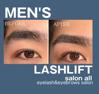 メンズ アイブロウ salon all所属・salon allのマツエク・マツパデザイン
