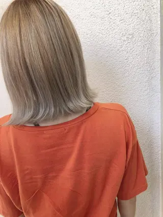 ミディアム カラー ✴️Siesta✴️ 透明感ヘアカラーのヘアスタイル