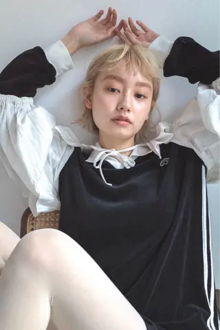 ミディアム カラー 店長 奈須 雄紀のヘアスタイル