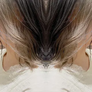 セミロング カラー ヘアアレンジ 竹内啓太 ボブのヘアスタイル