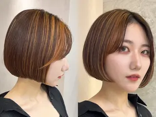 ショート カラー 池袋/似合わせ/縮毛 髪質改善【ugen】のヘアスタイル