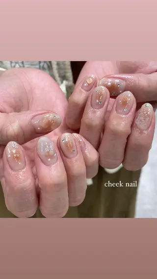 ネイル 淡色ネイル 🎀moeのネイルデザイン