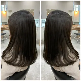ロング 髪質改善🩵艶髪 ストレート🩵山口のヘアスタイル