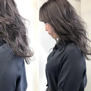 セミロング 小澤大輔 YOLO hairのヘアスタイル