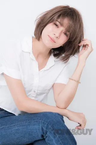 ミディアム カラー 橋口 晃典のヘアスタイル