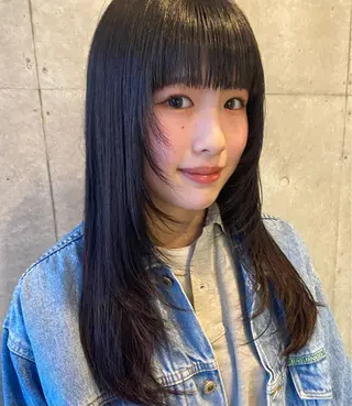 ロング Yahiko ハイトーンのヘアスタイル