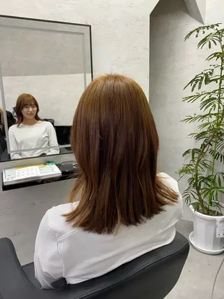 セミロング カラー Lay/カラーリスト Myuukaのヘアスタイル
